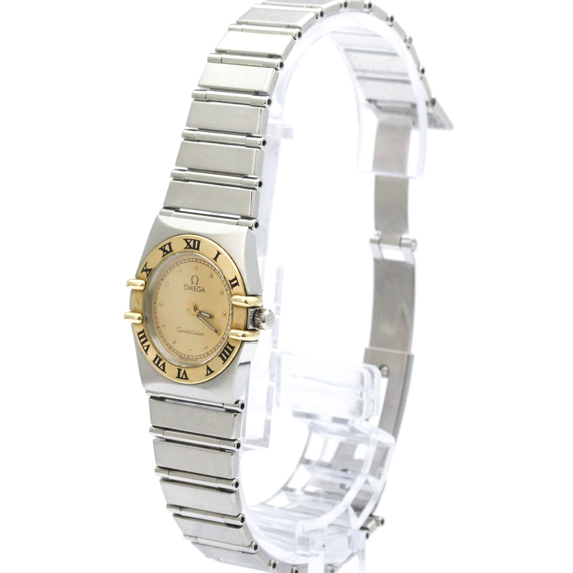 Omega Constellation Quartz Stainless Steel and Yellow Gold 22