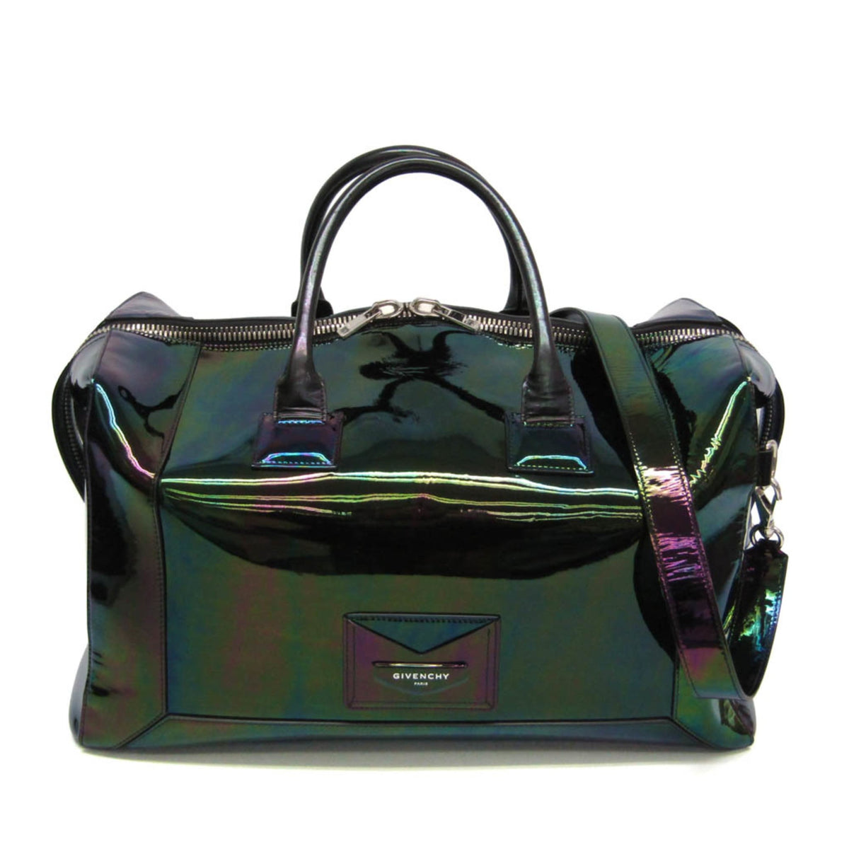 Givenchy Lucrezia Boston Bag Iridiscent Leather Product Image
