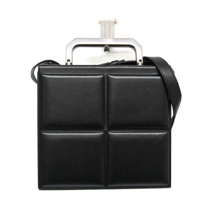Bottega Veneta Trunk Top Handle Messenger Padded Leather Mini