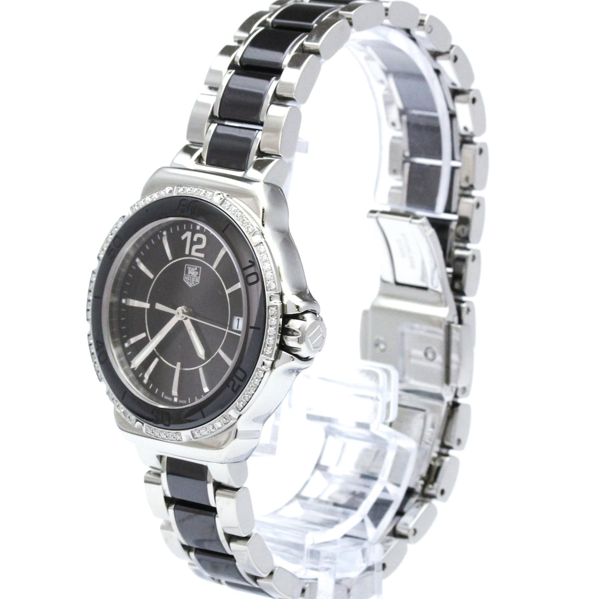 Tag Heuer Formula 1 Quartz Stainless Steel with Diamond  Bezel 35