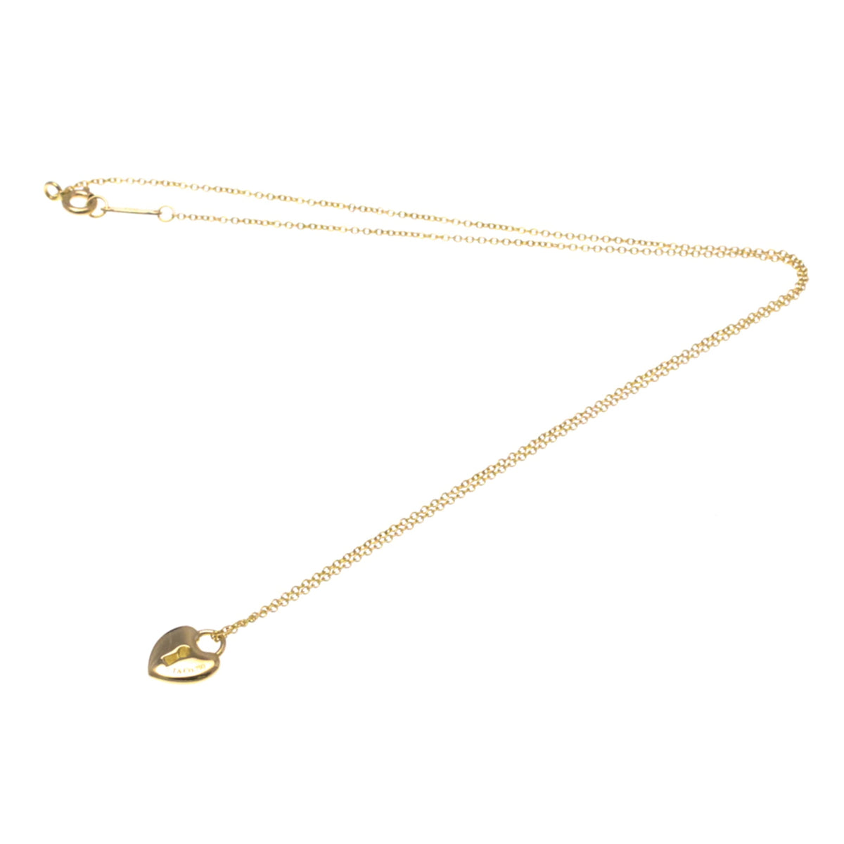 Tiffany & Co. Heart Lock Pendant 18K Yellow Gold Product Image