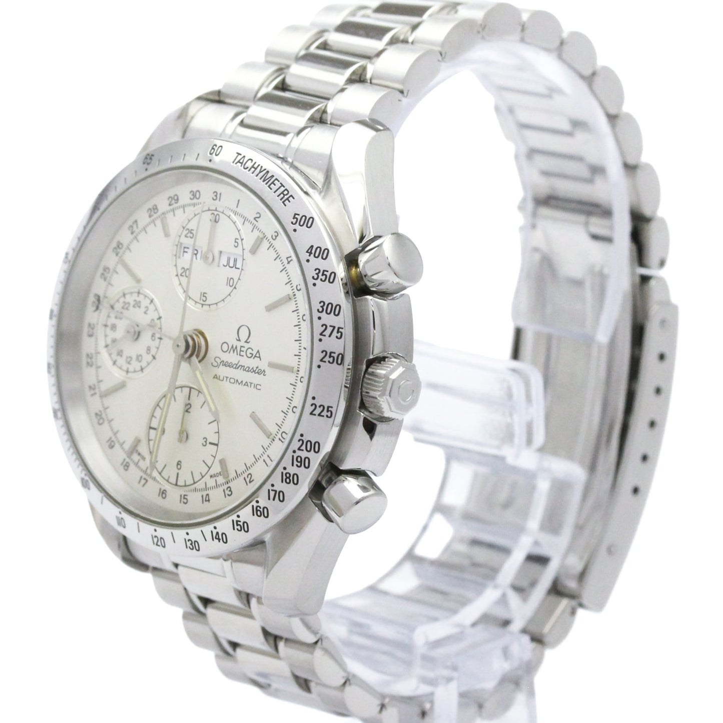 Omega Speedmaster Triple Calendar Chronograph Automatic Stainless Steel 39