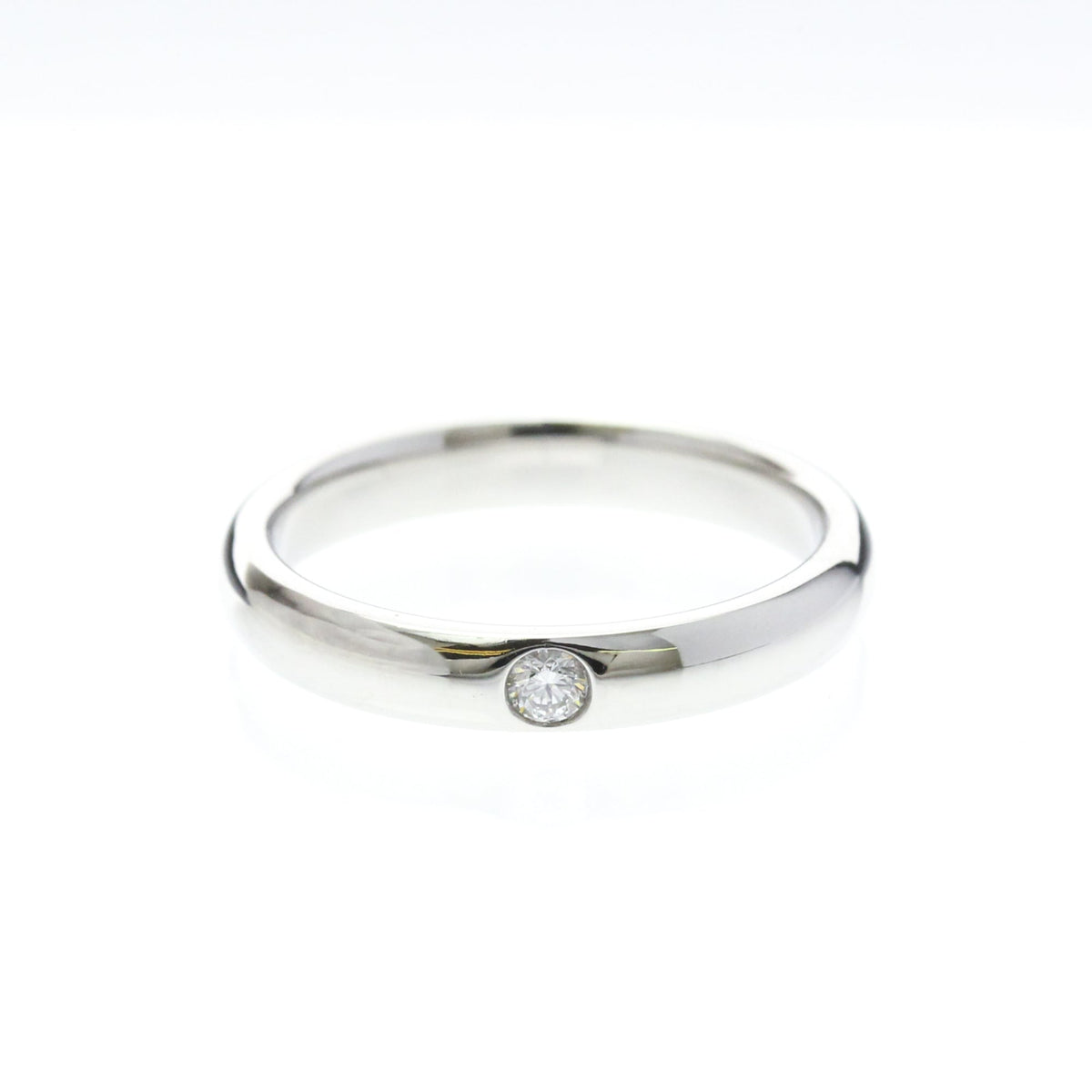 Harry Winston Single Diamond Band Platinum with Diamond Product Image