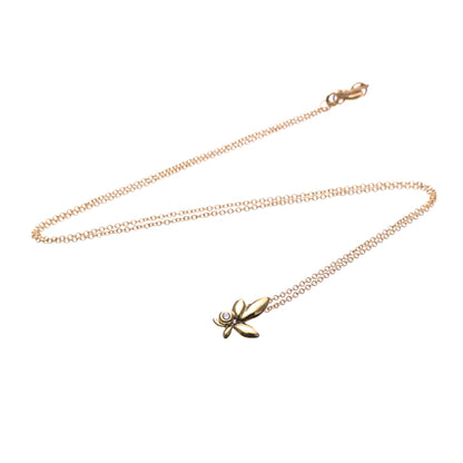 Tiffany & Co. Paloma Picasso Olive Leaf Pendant 18K Rose Gold with Diamond Mini