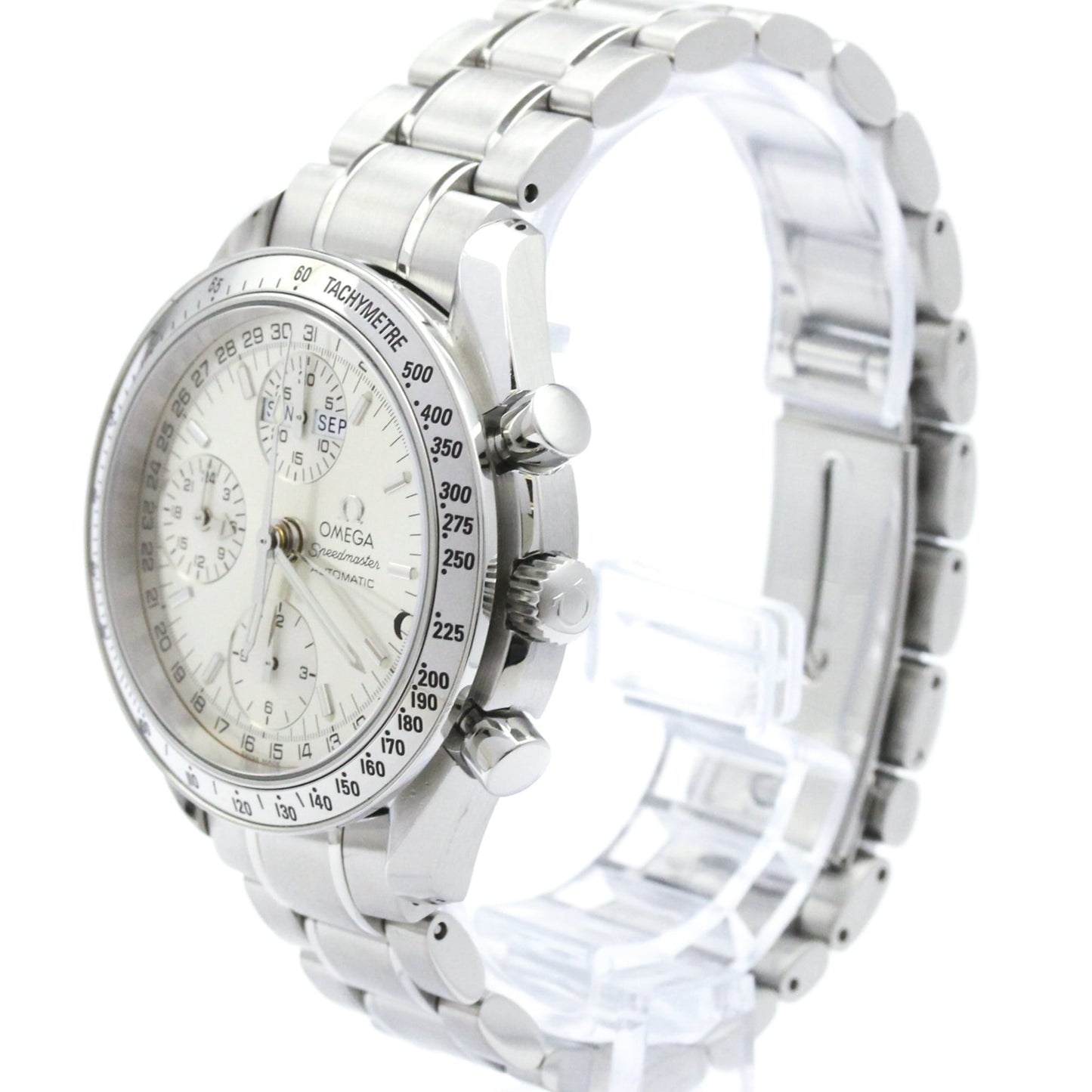 Omega Speedmaster Day-Date Chronograph Automatic Stainless Steel 39