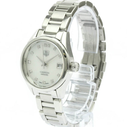 Tag Heuer Carrera Calibre 9 Automatic Stainless Steel with Mother of Pearl and Diamond Markers 28
