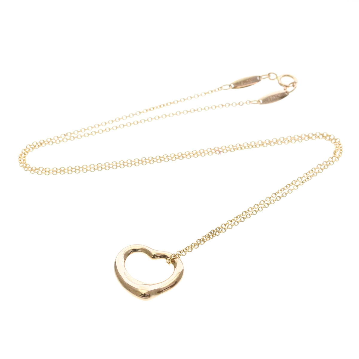 Tiffany & Co. Elsa Peretti Open Heart Pendant 18K Rose Gold 16mm