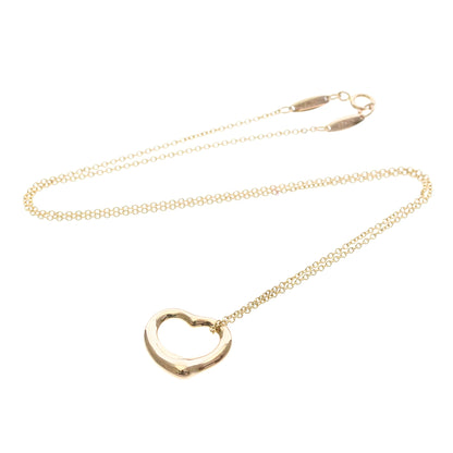 Tiffany & Co. Elsa Peretti Open Heart Pendant 18K Rose Gold 16mm