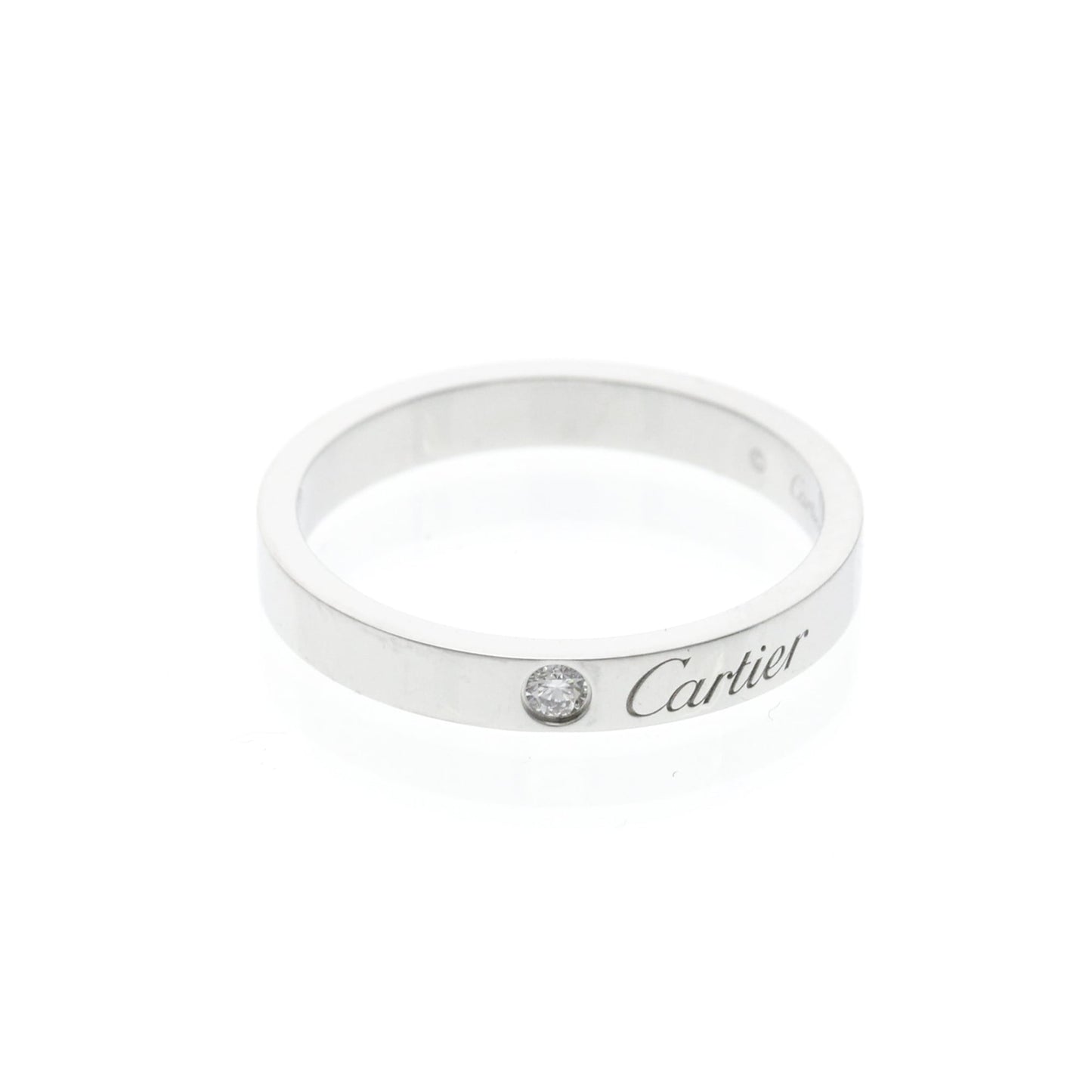 Cartier C de Cartier Wedding Band Platinum with Diamond Product Image