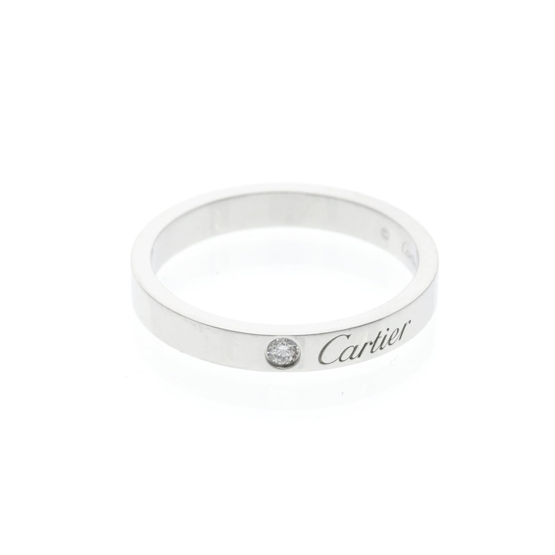 Cartier C de Cartier Wedding Band Platinum with Diamond Product Image
