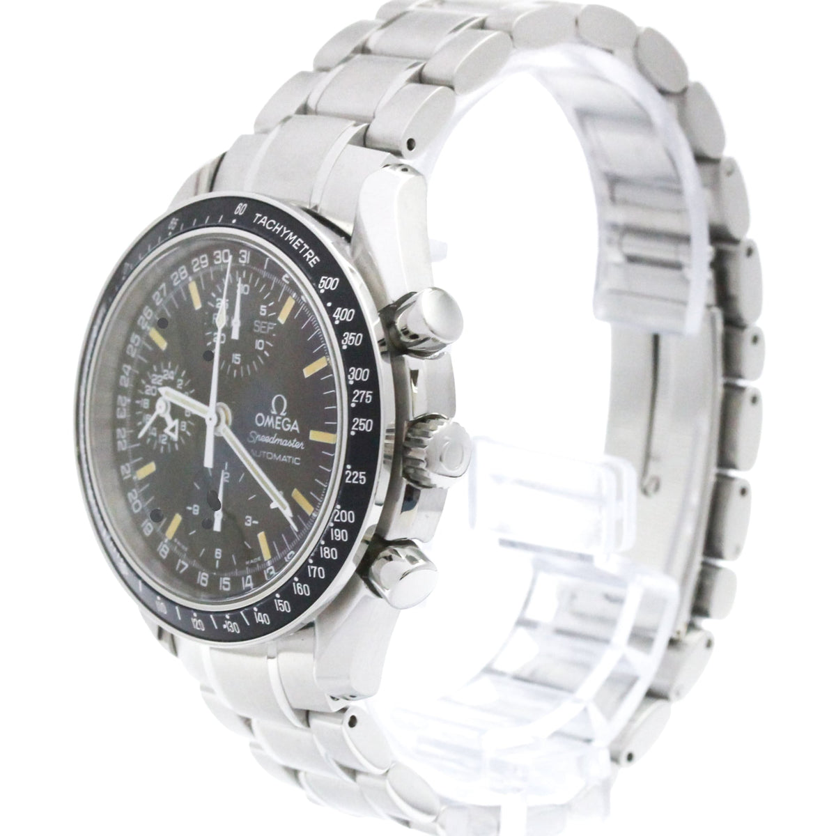 Omega Speedmaster Triple Calendar Chronograph Automatic Stainless Steel 39