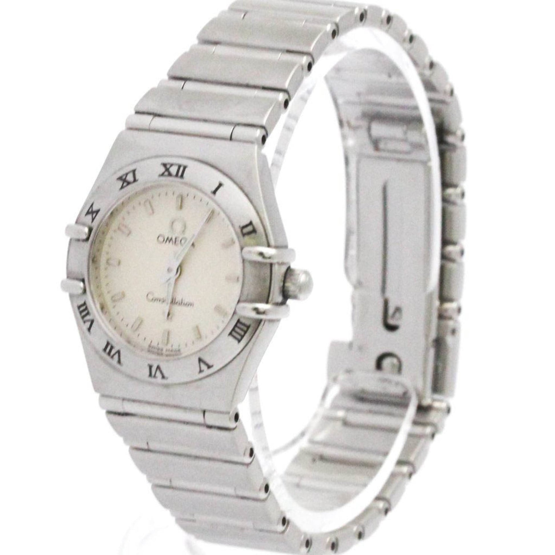 Omega Constellation Quartz Watch Stainless Steel 22