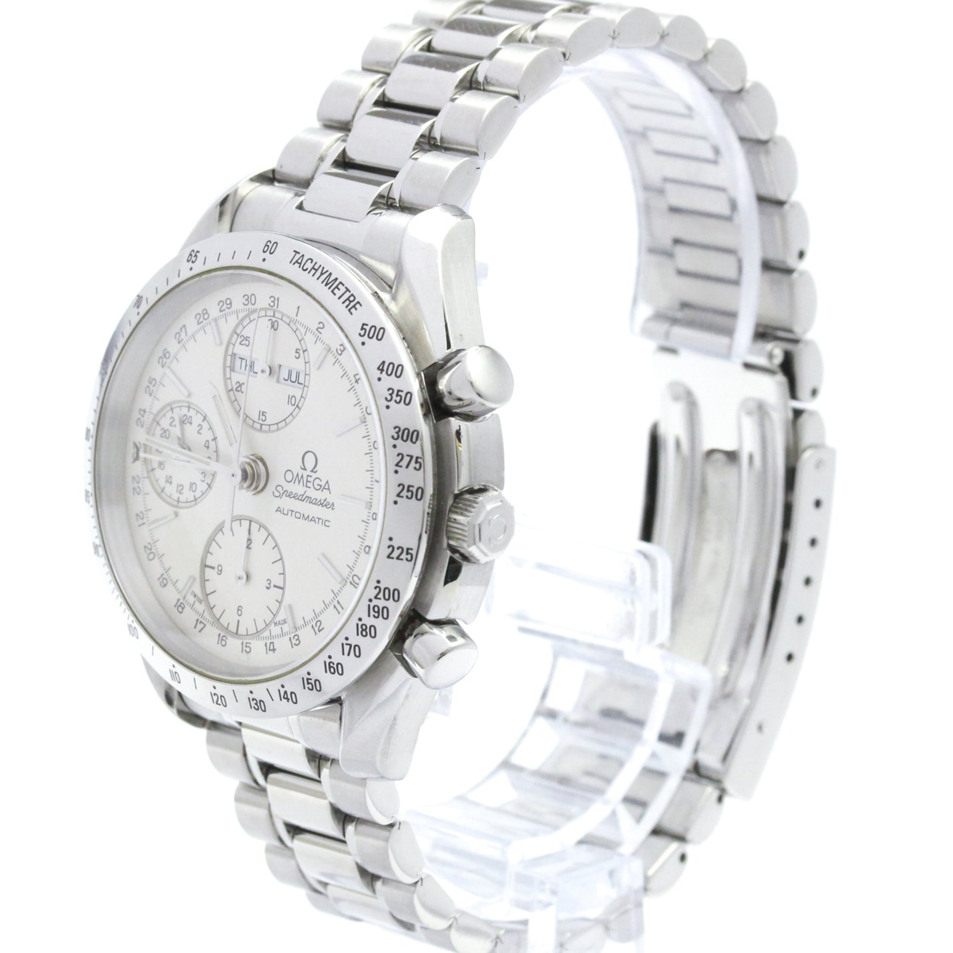 Omega Speedmaster Triple Calendar Chronograph Automatic Stainless Steel 39
