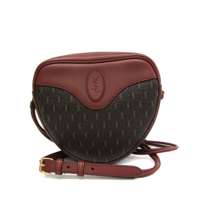 Saint Laurent Le Monogramme Coeur Monogram All Over Coated Canvas and Leather Product Image