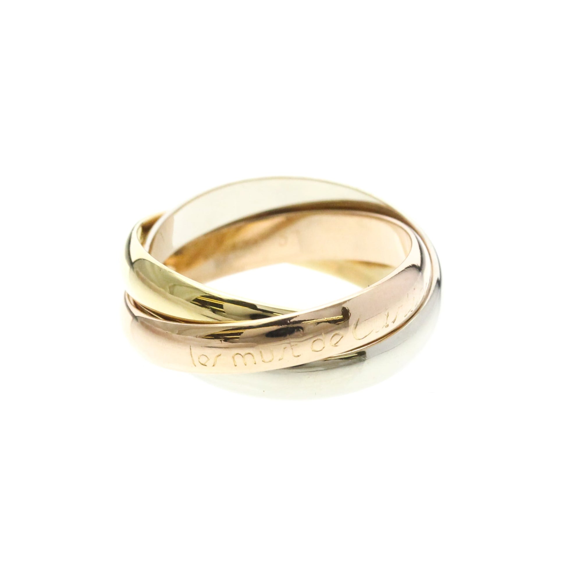 Cartier Trinity 18K Tricolor Gold Medium
