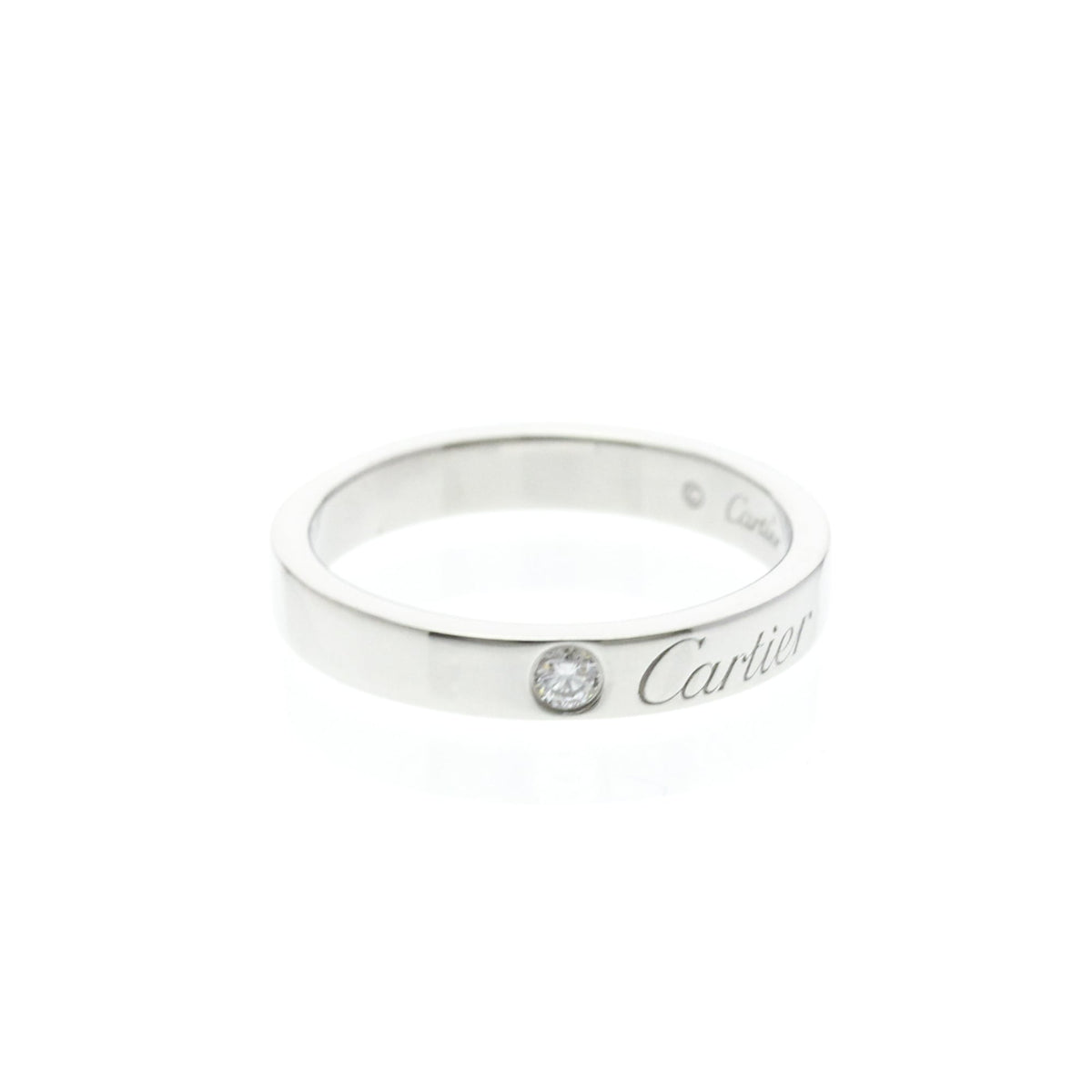 Cartier C de Cartier Wedding Band Platinum with Diamond Product Image