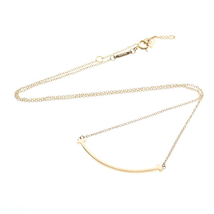 Tiffany & Co. T Smile Pendant 18K Yellow Gold Small