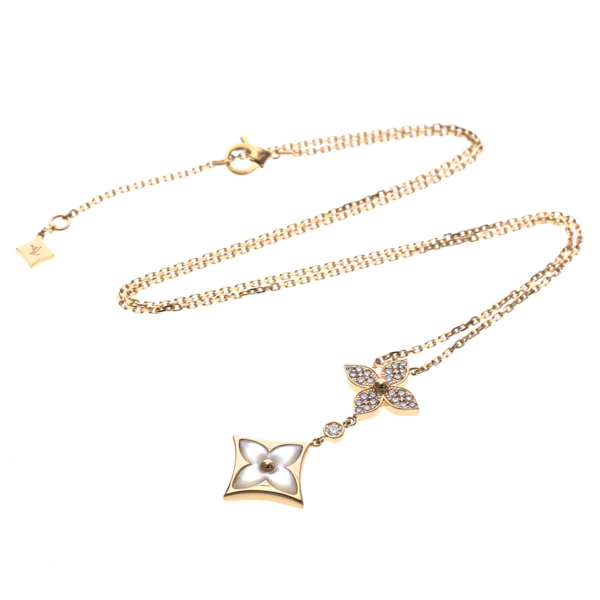 Louis Vuitton Color Blossom Lariat 18K Rose Gold with Mother of Pearl and Diamond Product Image