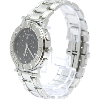 Tiffany & Co. Atlas Date Chronograph Quartz Stainless Steel 35