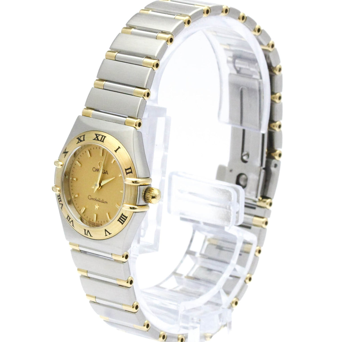 Omega Constellation Quartz Stainless Steel and Yellow Gold 22