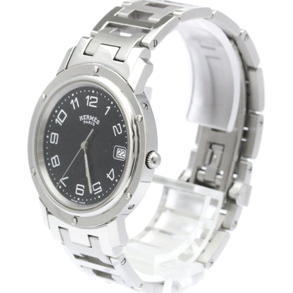 Hermes Clipper Quartz Stainless Steel 36