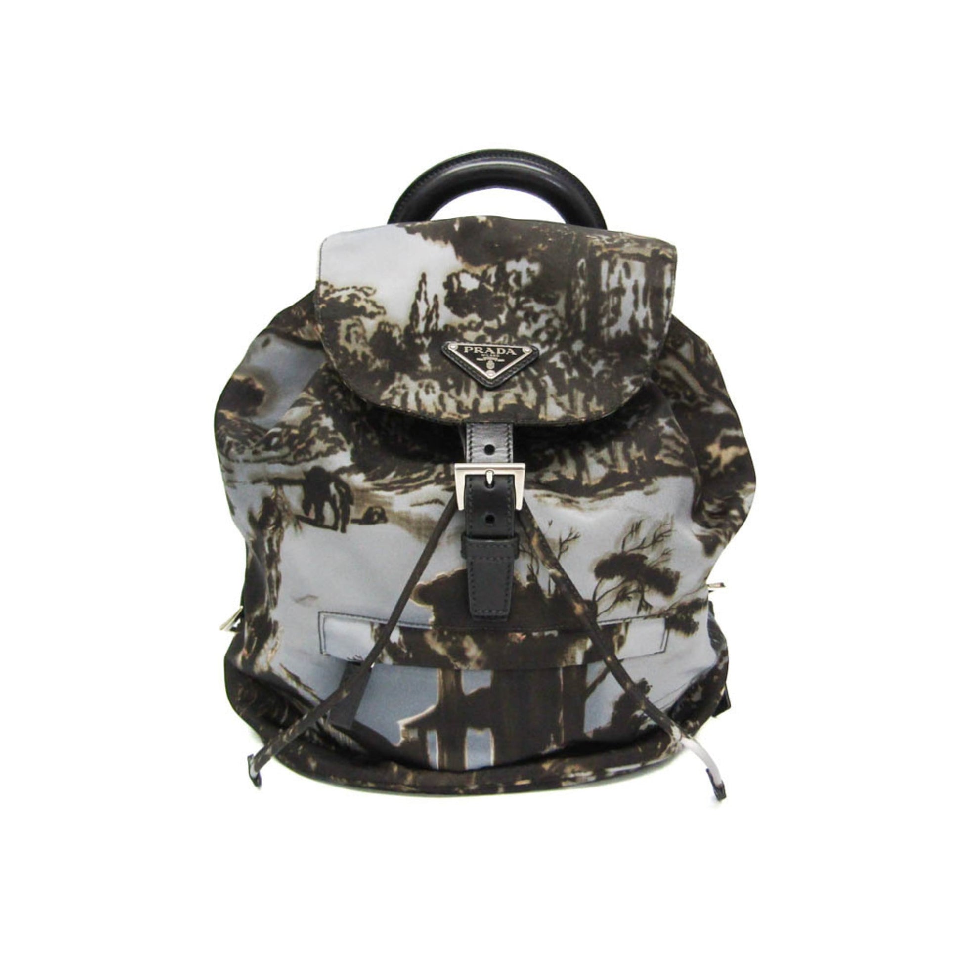 Prada Camouflage Backpack Tessuto Medium
