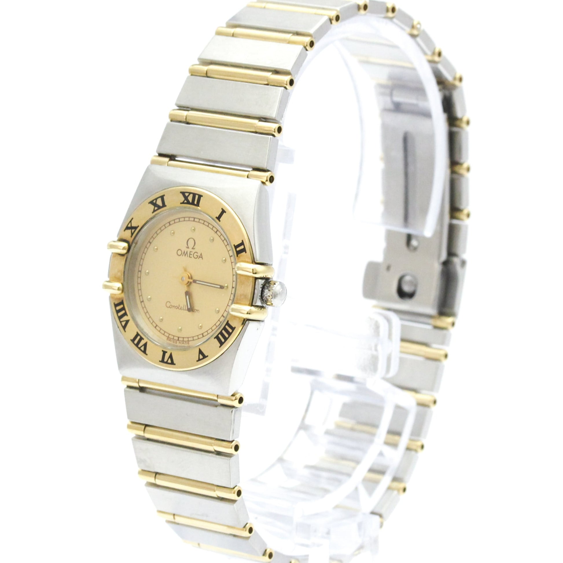 Omega Constellation Quartz Stainless Steel and Yellow Gold 22