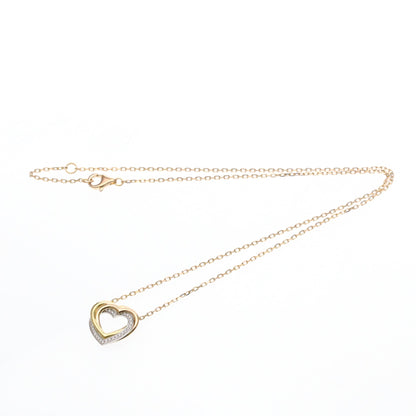 Cartier Trinity de Cartier Heart Pendant 18K Tricolor Gold with Diamonds Product Image