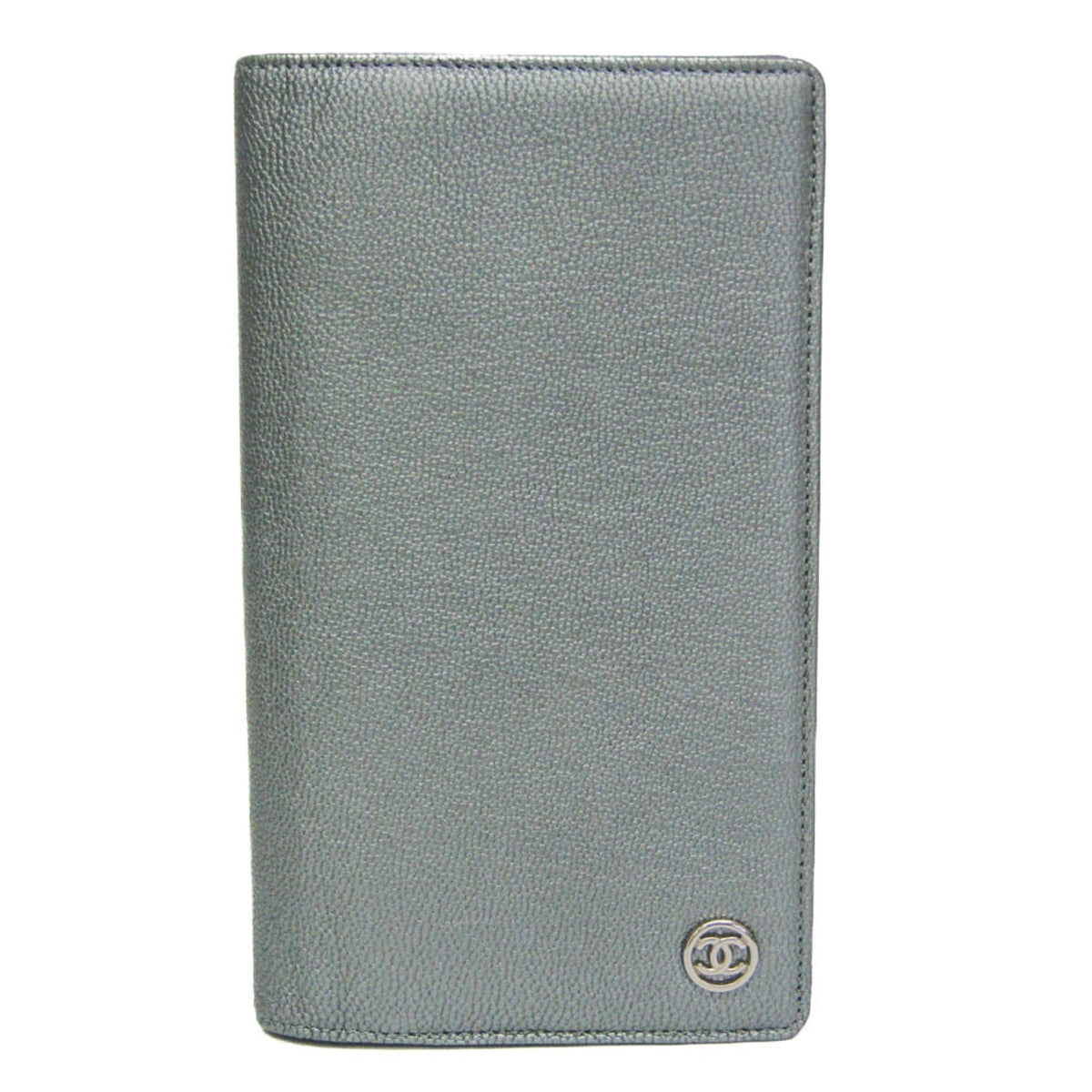 Chanel CC Button Bi-Fold Card Case Leather Product Image