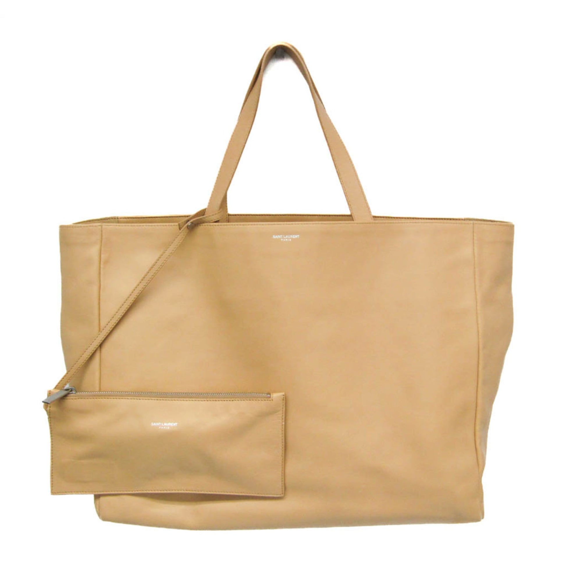 Saint Laurent Reversible East West Shopper Tote Leather Product Image