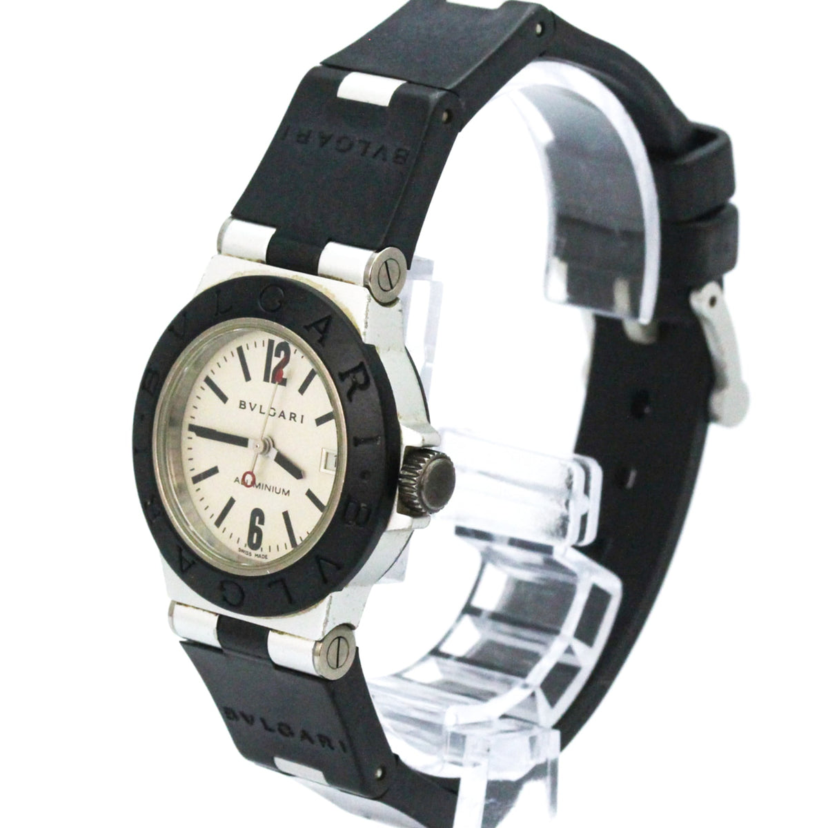 Bvlgari Diagono Quartz Aluminum and Rubber 29