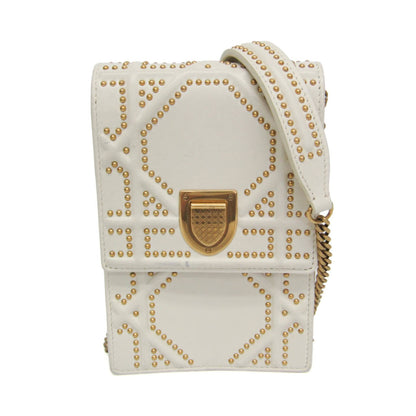 Christian Dior Diorama Vertical Clutch on Chain Studded Leather Product Image