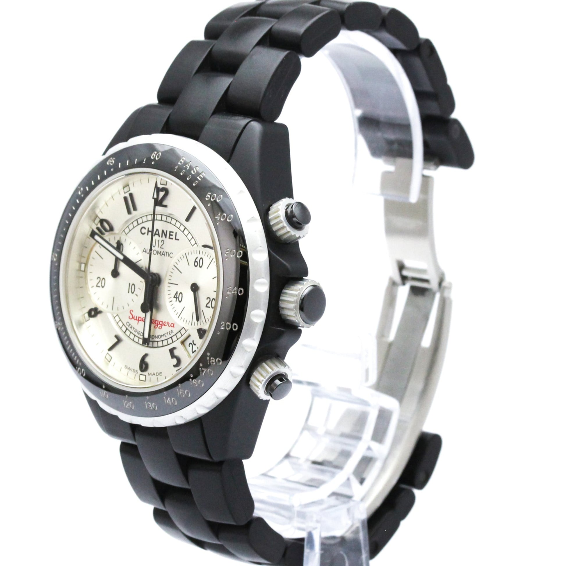 Chanel J12 Chronograph Automatic Ceramic and Stainless Steel 41