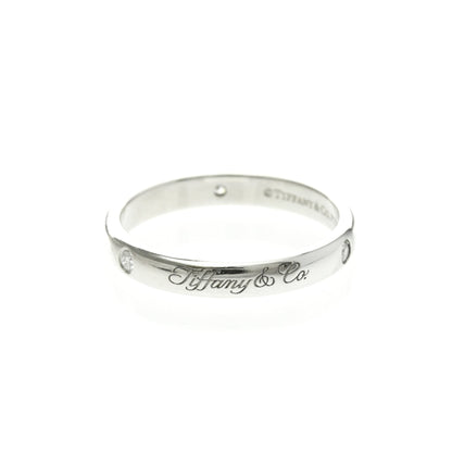 Tiffany & Co. Notes Wedding Band Ring Platinum with diamonds Product Image