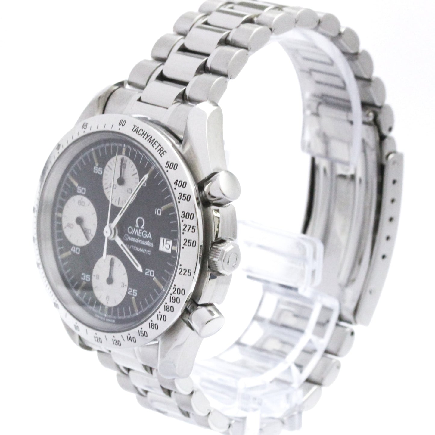 Omega Speedmaster Date Chronograph Automatic Stainless Steel 39