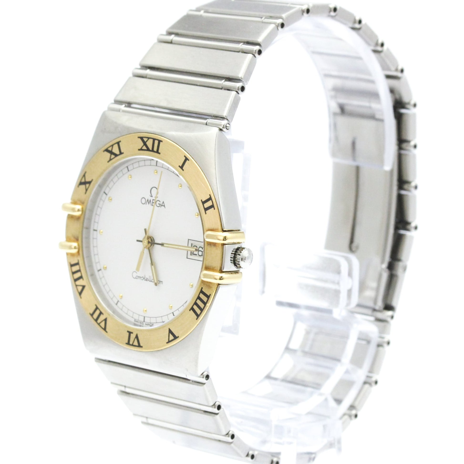 Omega Constellation Quartz Stainless Steel and Yellow Gold 33