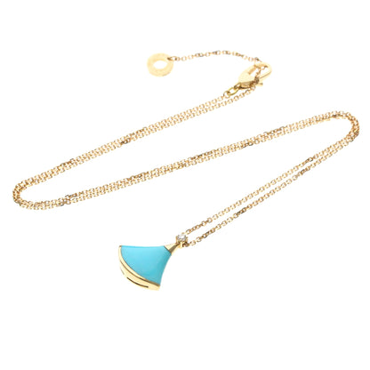 Bvlgari Divas' Dream Pendant 18K Rose Gold with Coral and Diamond Small