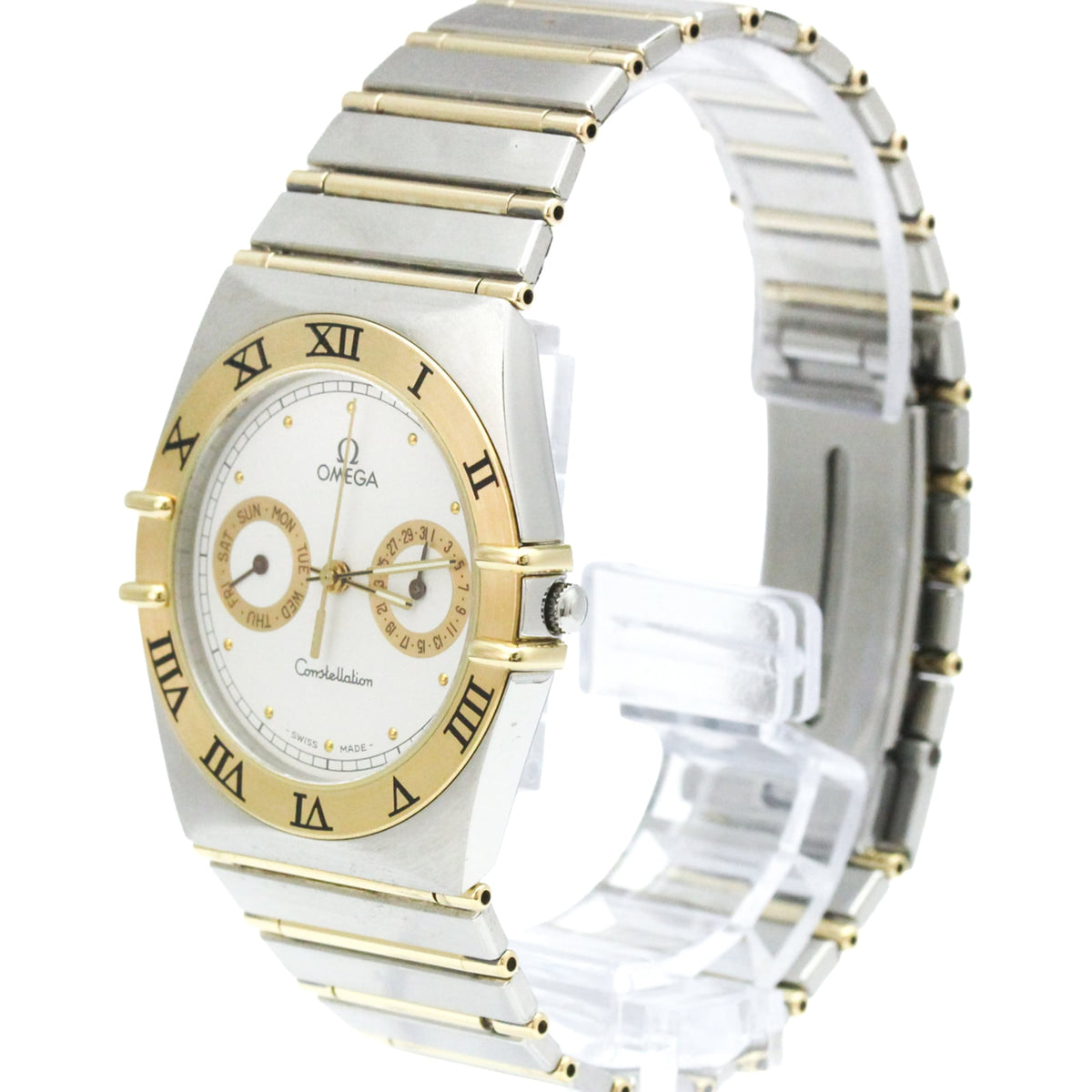 Omega Constellation Quartz Stainless Steel and Yellow Gold 33