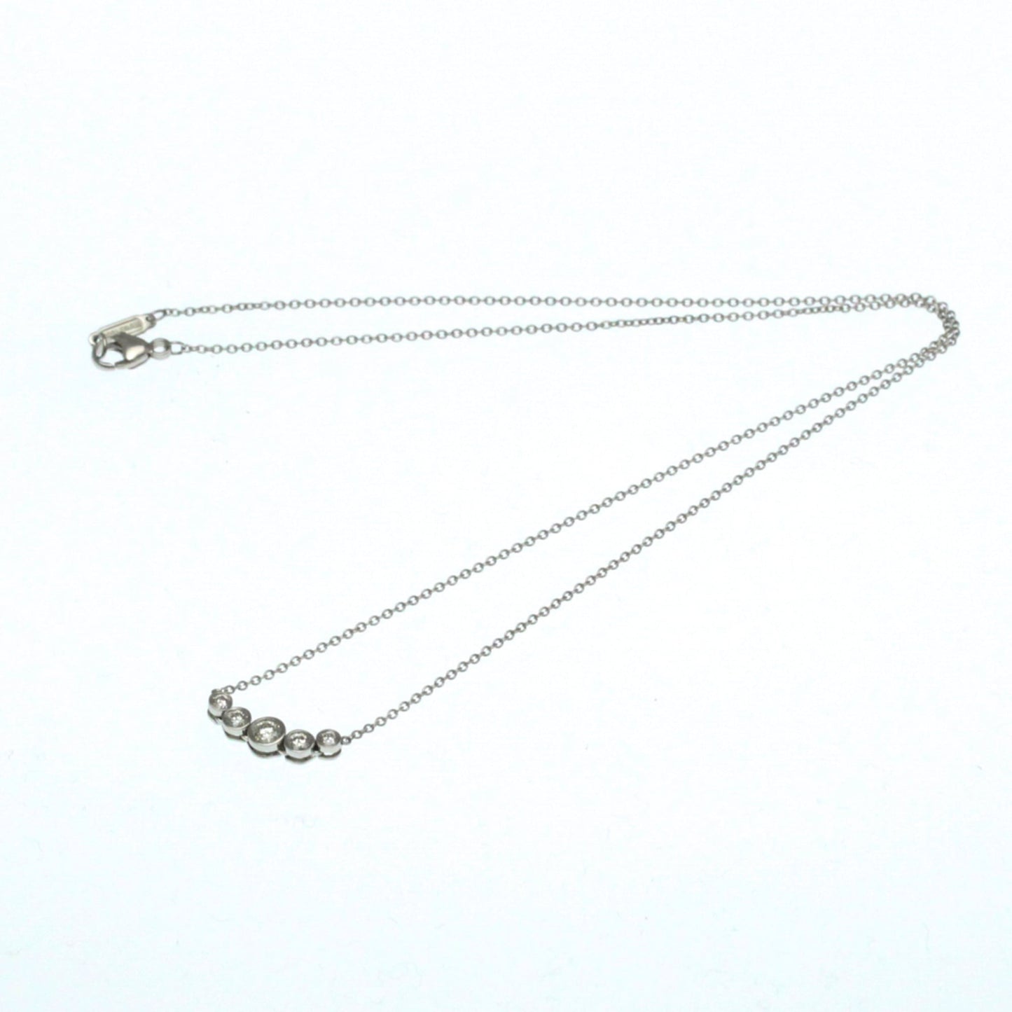 Tiffany & Co. Jazz Graduated Pendant Necklace Platinum and Diamonds Product Image