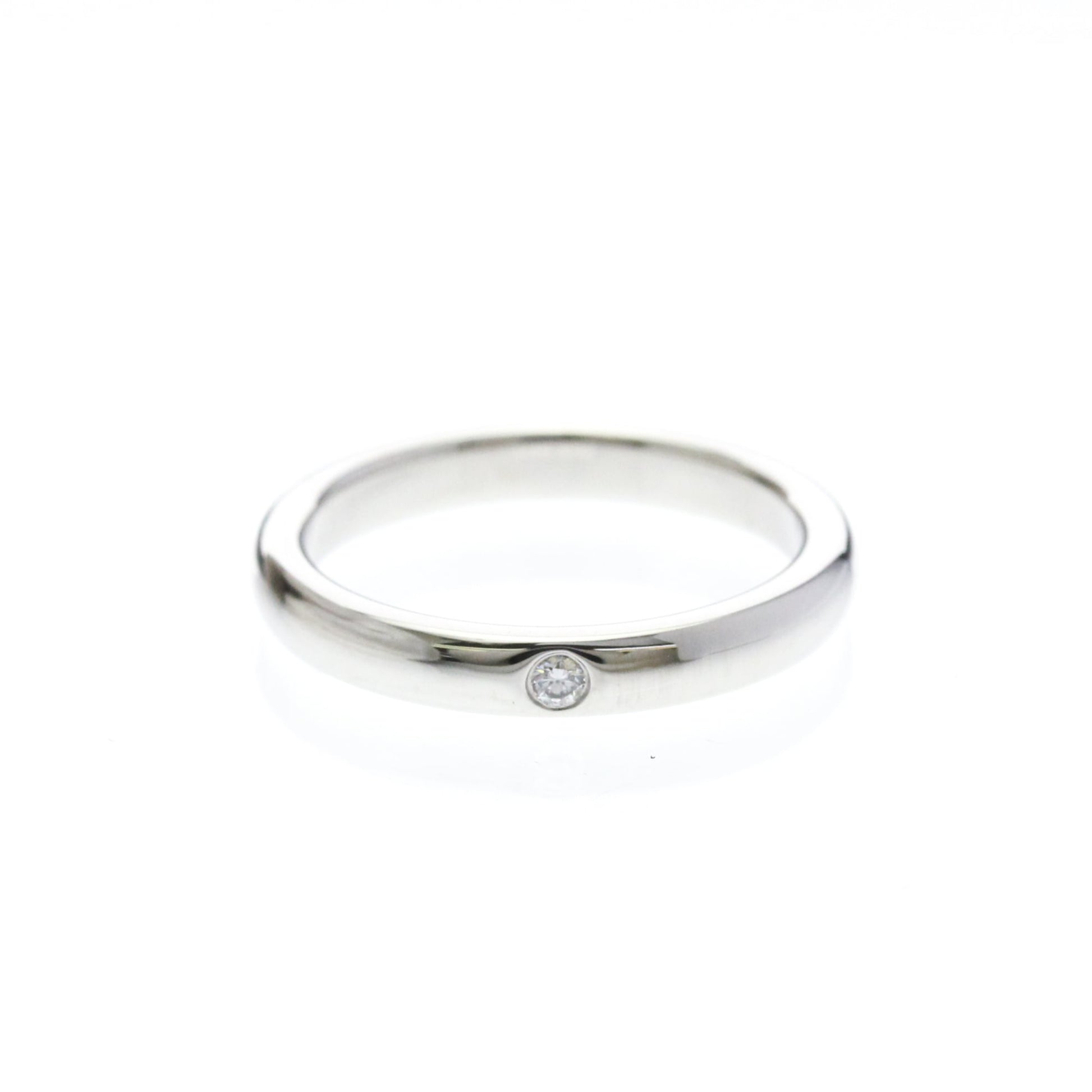 Tiffany & Co. Elsa Peretti 1 Diamond Stacking Band 950 Platinum with Diamond Product Image
