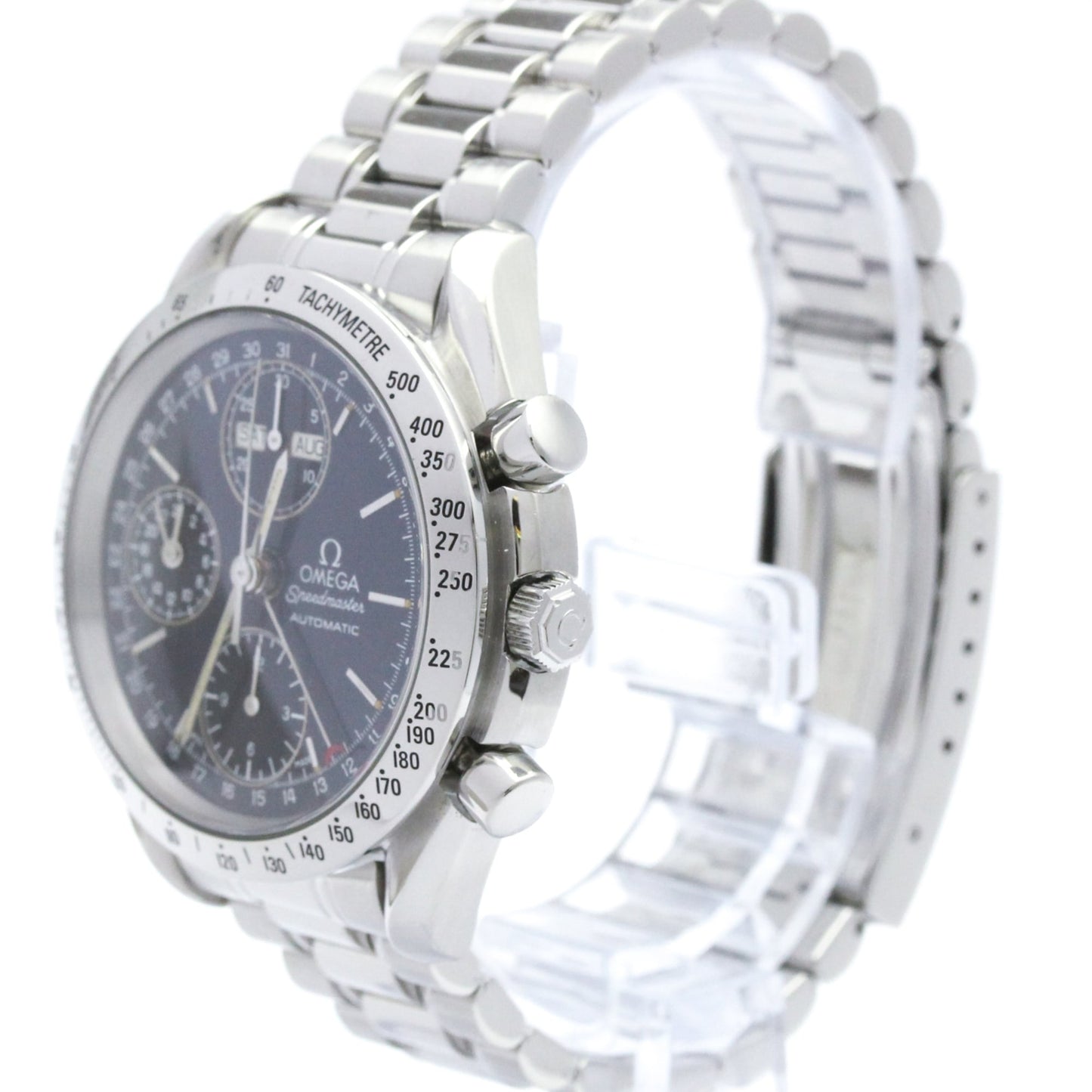 Omega Speedmaster Triple Calendar Chronograph Automatic Stainless Steel 39