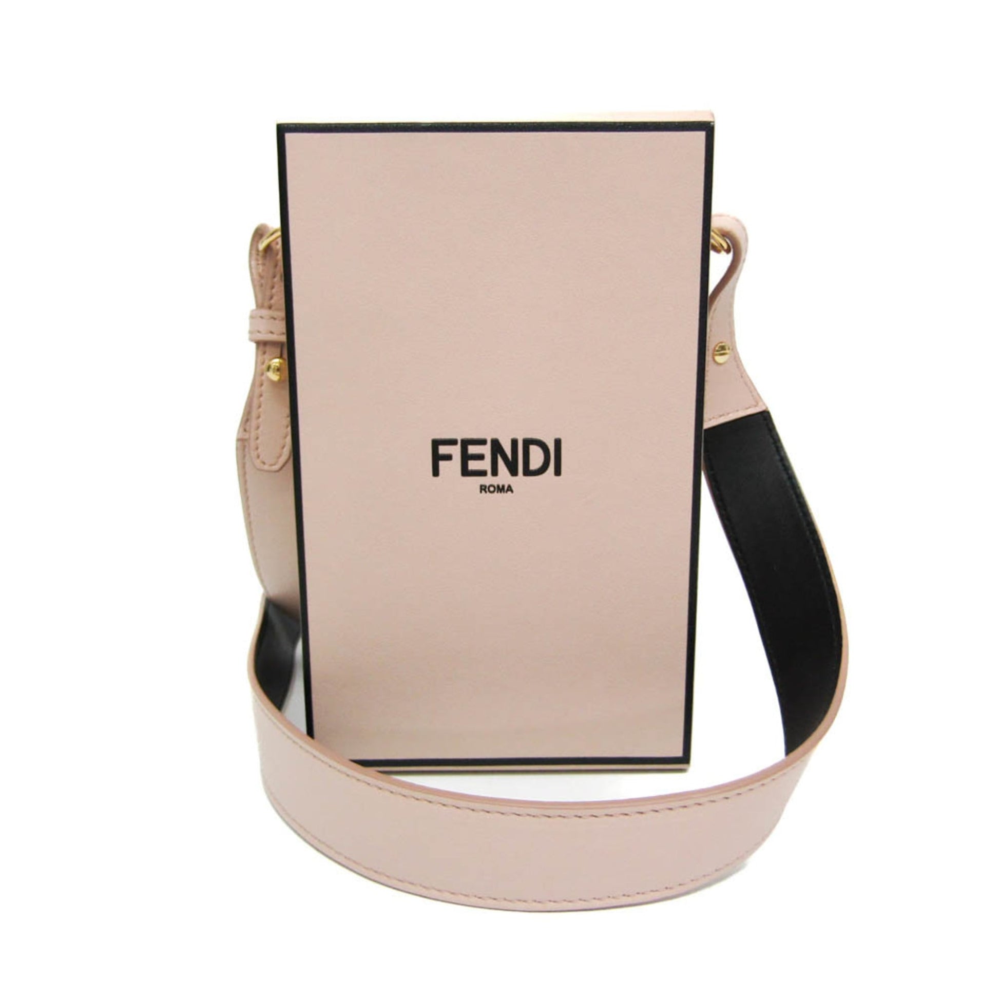 Fendi Logo Vertical Box Leather Product Image