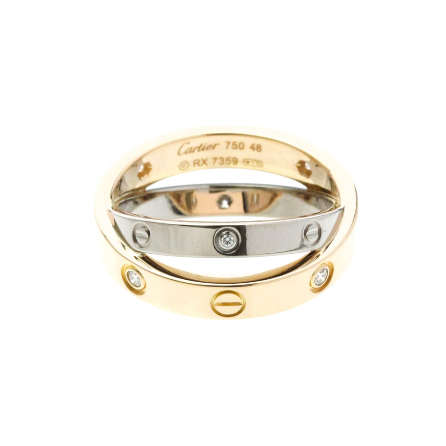 Cartier Be Love 18K White Gold and 18K Pink Gold with Diamond Product Image