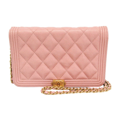 Chanel Boy Wallet on Chain quilted caviar Product Image