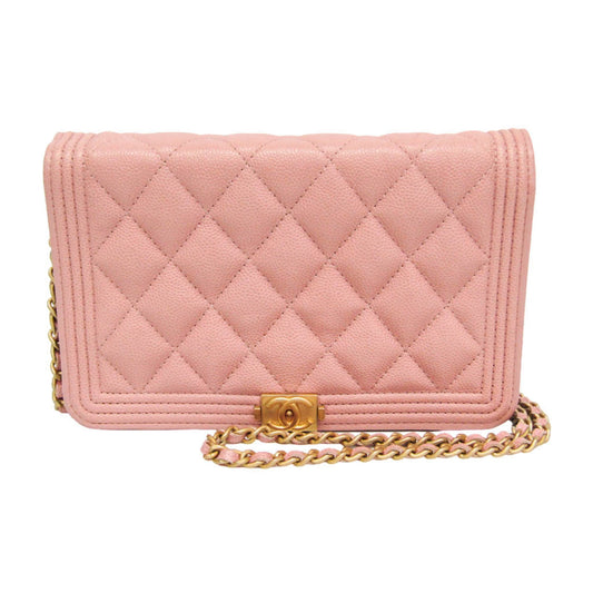 Chanel Boy Wallet on Chain quilted caviar Product Image