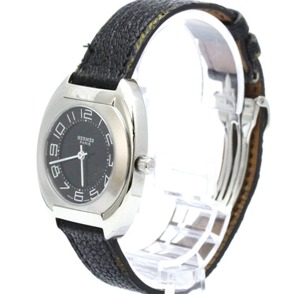 Hermes Espace Stainless Steel and Leather 31