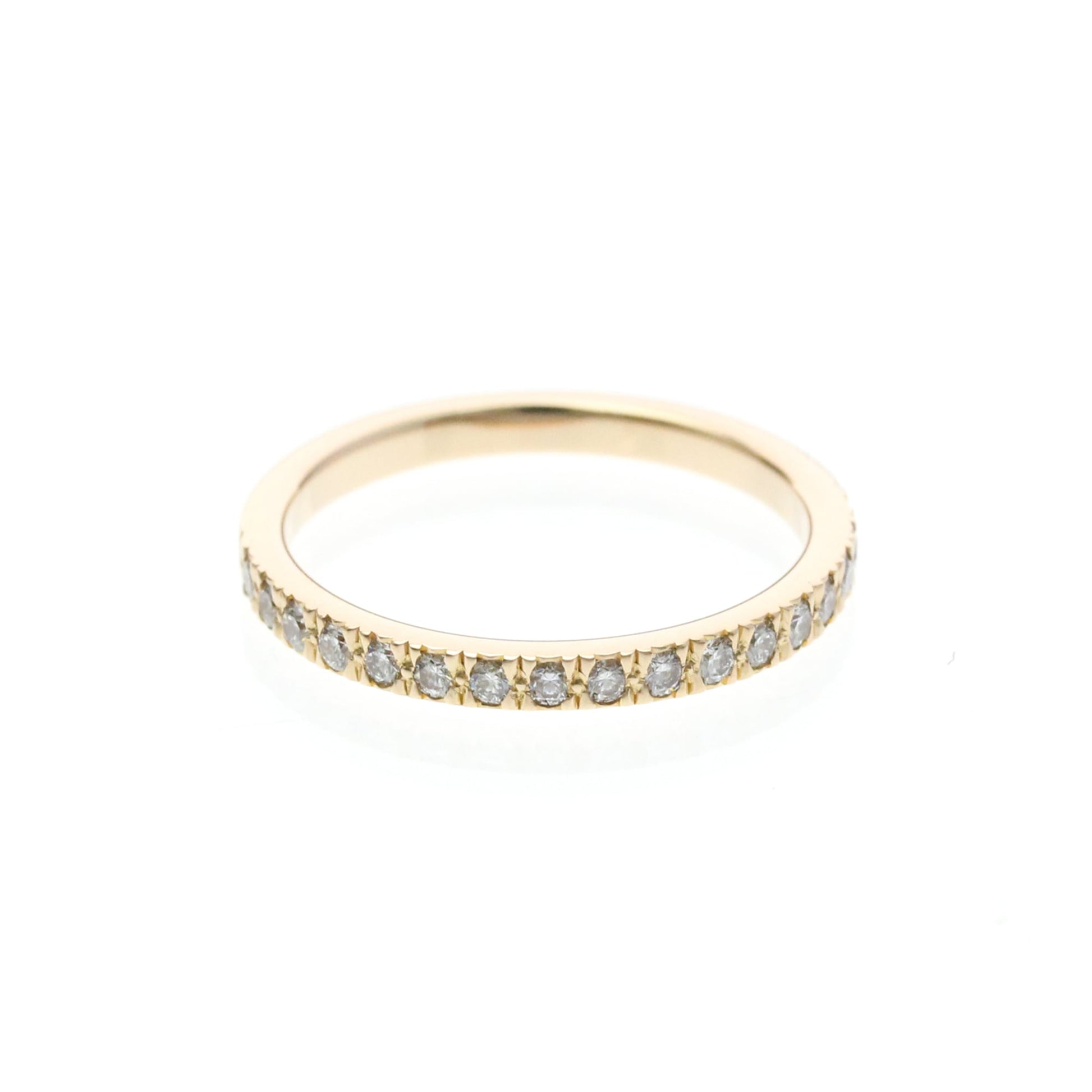 Tiffany & Co. Novo Band 18K Rose Gold and Diamonds 2mm