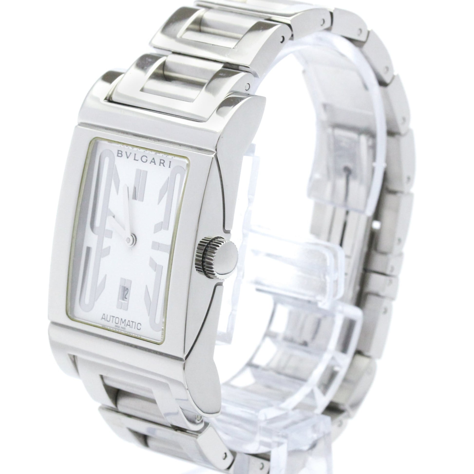Bvlgari Rettangolo Automatic Stainless Steel 45