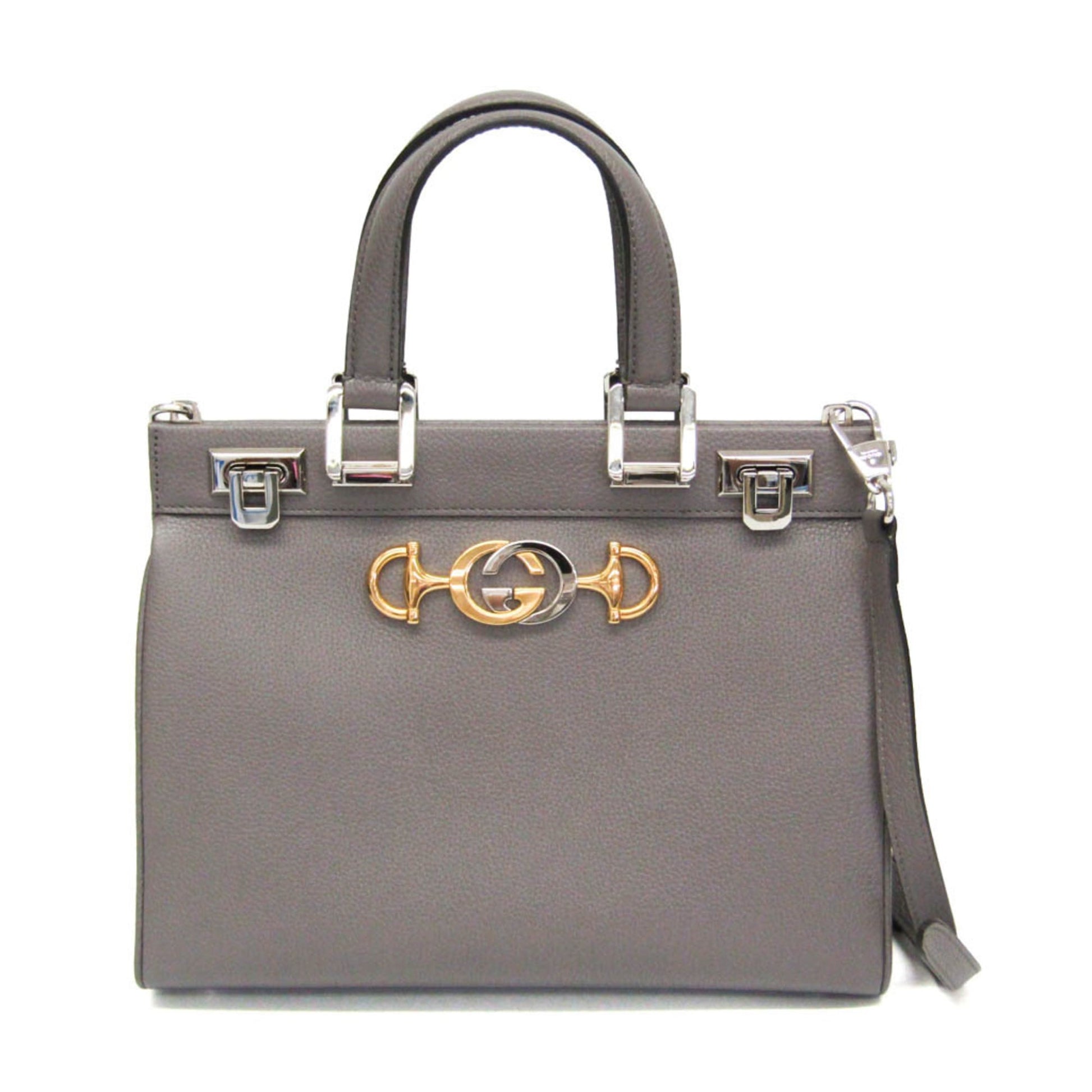 Gucci Zumi Top Handle Leather Medium