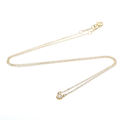 Tiffany & Co. Elsa Peretti Diamonds By The Yard Pendant 18K Rose Gold and Diamond 0.05CT